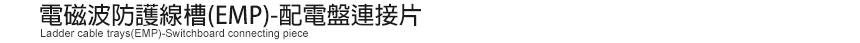 電磁波防護線槽(EMP)-配電盤連接片