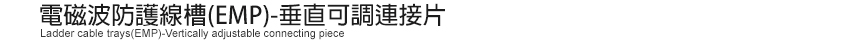 電磁波防護線槽(EMP)-垂直可調連接片